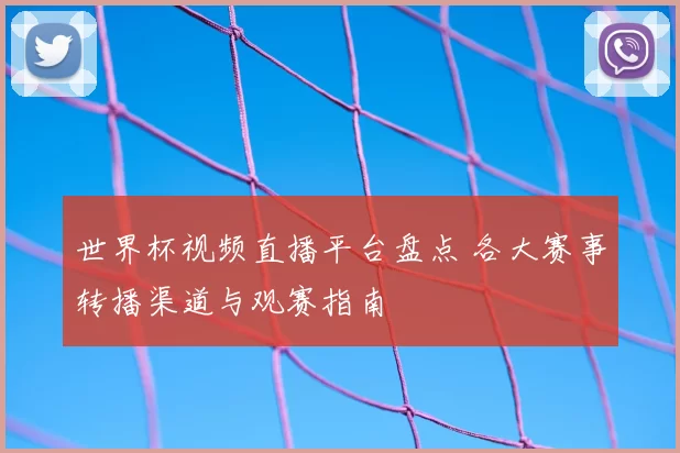 世界杯视频直播平台盘点 各大赛事转播渠道与观赛指南